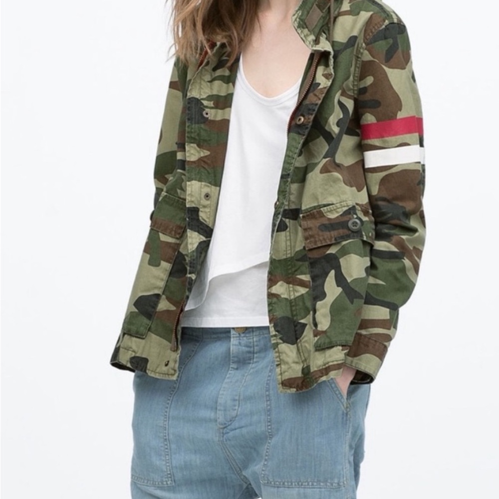 Zara Camouflage Jacket